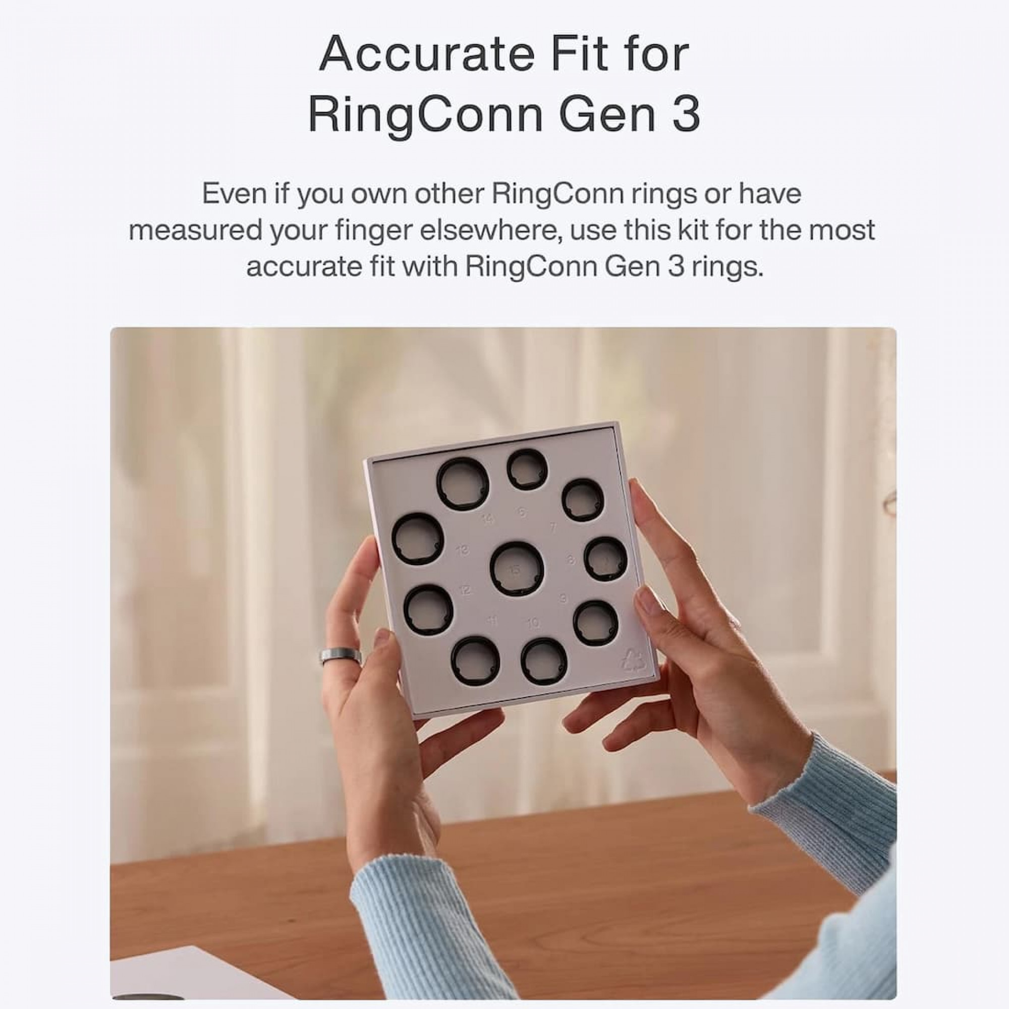 Набір для визначення розміру RingConn Gen 3 Sizing Kit